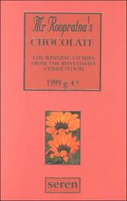 Cover of: Mr. Roopratna's Chocolates: The Winning Stories from the Rhys Davies Competition