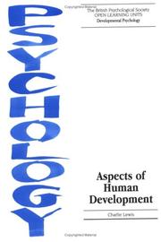 Cover of: Aspects of Human Development (Open Learning Units)