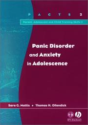 Panic disorder and anxiety in adolescence