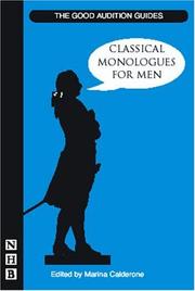 Classical Monologues for Men (Good Audition Guide S.) by Marina Caldarone