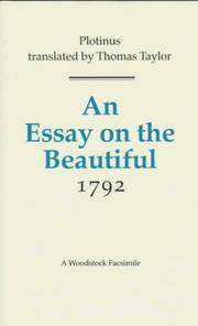 An essay on the beautiful, 1792