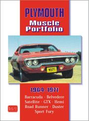 Plymouth Muscle Portifolio, 1964-1971 by R.M. Clarke, RM Clarke