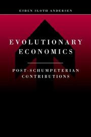 Evolutionary economics by Esben Sloth Andersen