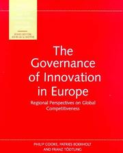 The governance of innovation in Europe : regional perspectives on global competitiveness
