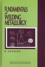 Fundamentals of welding metallurgy