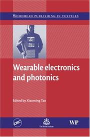 Cover of: Wearable electronics and photonics