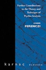 Cover of: Further Contributions to the Theory and Technique of Psycho-Analysis (Maresfield Library)