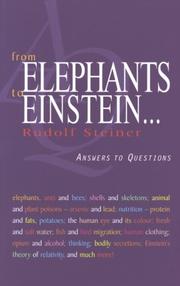 From elephants to Einstein : answers to questions : ten discussions with workers at the Goetheanum in Dornach between 7 January and 27 February 1924