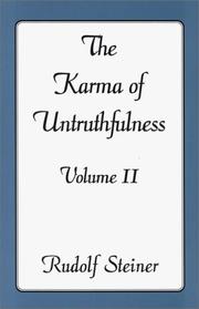 Cover of: The Karma of Untruthfulness