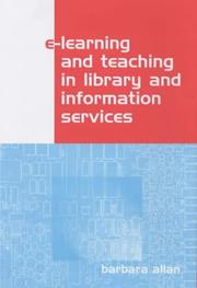 Cover of: E-learning and teaching in library and information services