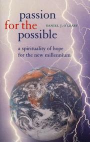 Cover of: Passion for the possible: a spirituality of hope for a new millennium