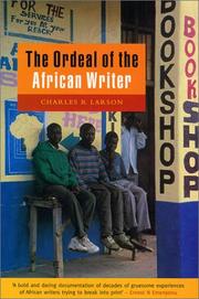 Cover of: The ordeal of the African writer