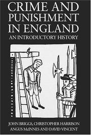 Crime and punishment in England : an introductory history