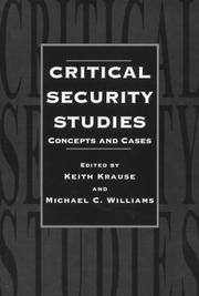 Critical security studies : concepts and cases