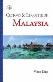 Cover of: Customs & Etiquette of Malaysia (Simple Guides Customs and Etiquette)