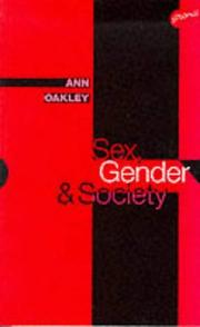 Sex, gender and society