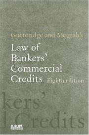 Gutteridge & Megrah's law of bankers' commercial credits