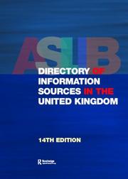 Aslib directory of information sources in the United Kingdom