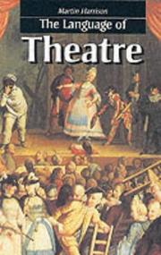 The Language of Theatre (The Book of Words) by Martin Harrison