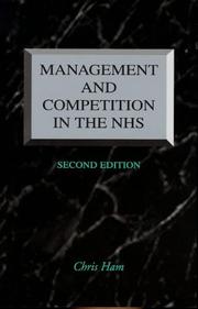 Management and competition in the NHS