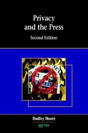 Cover of: Privacy and the Press