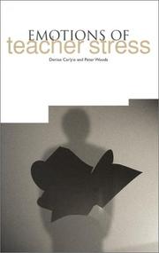 The emotions of teacher stress