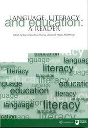 Cover of: Language, literacy, and education: a reader