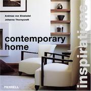 Cover of: Contemporary Home (Inspirations)