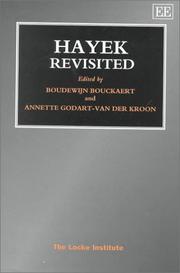 Cover of: Hayek Revisited (The Locke Institute Series) by 