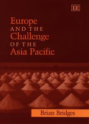 Cover of: Europe and the challenge of the Asia Pacific: change, continuity and crisis