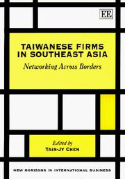 Taiwanese firms in Southeast Asia : networking across borders