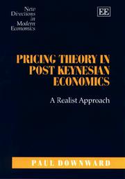 Pricing theory in post-Keynesian economics : a realist approach