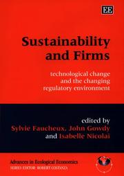 Sustainability and firms : technological change and the changing regulatory environment