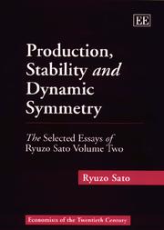 The selected essays of Ryuzo Sato