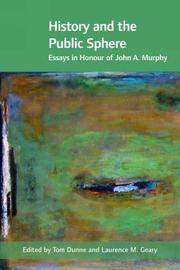 History and the public sphere : essays in honour of John A. Murphy