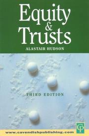 Equity and trusts by Alastair Hudson