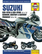 Cover of: Suzuki GSX-R & Katana (GSX-F): service and repair manual