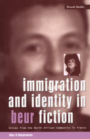 Cover of: Immigration and Identity in Beur Fiction: Voices From the North African Community in France (Berg French Studies Series)