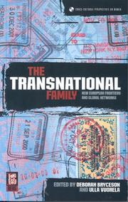 The transnational family : new European frontiers and global networks