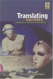Cover of: Translating Cultures: Perspectives on Translation and Anthropology
