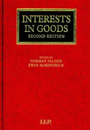 Cover of: Interests in Goods (Lloyd's Commercial Law Library)