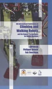 Proceedings of the Fifth International Conference on Climbing and Walking Robots : and their supporting technologies : CLAWAR 2002, 25-27th September 2002