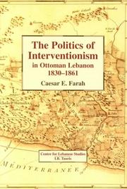 The politics interventionism in Ottoman Lebanon, 1830-1861