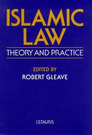 Islamic law : theory and practice