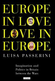 Europe in love, love in Europe : imagination and politics between the wars