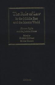 Cover of: The rule of law in the Middle East and the Islamic world by edited by Eugene Cotran and Mai Yamani.