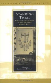 Standing trial : law and the person in the modern Middle East