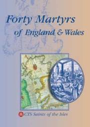 Cover of: Forty Martyrs of England and Wales