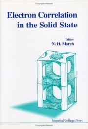 Electron correlation in the solid state