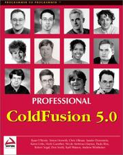 Professional ColdFusion 5.0